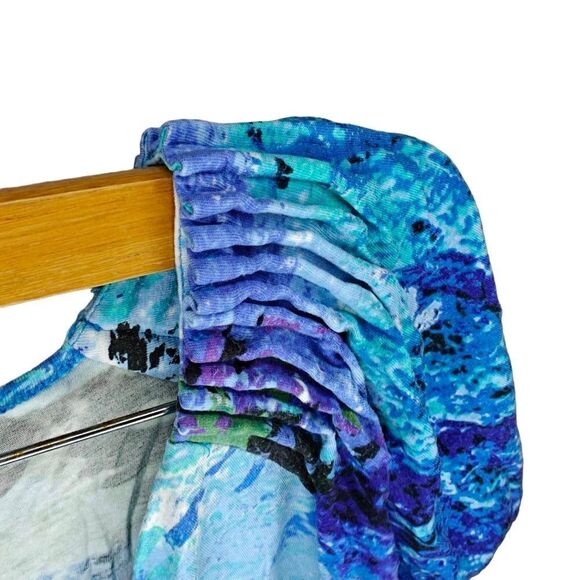 Cable & Gauge Abstract Blouse - Picture 3 of 5